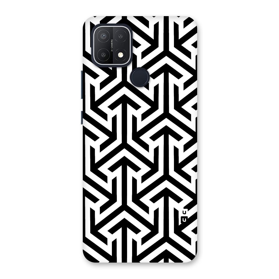 Abstract Triple Arrows Back Case for Oppo A15