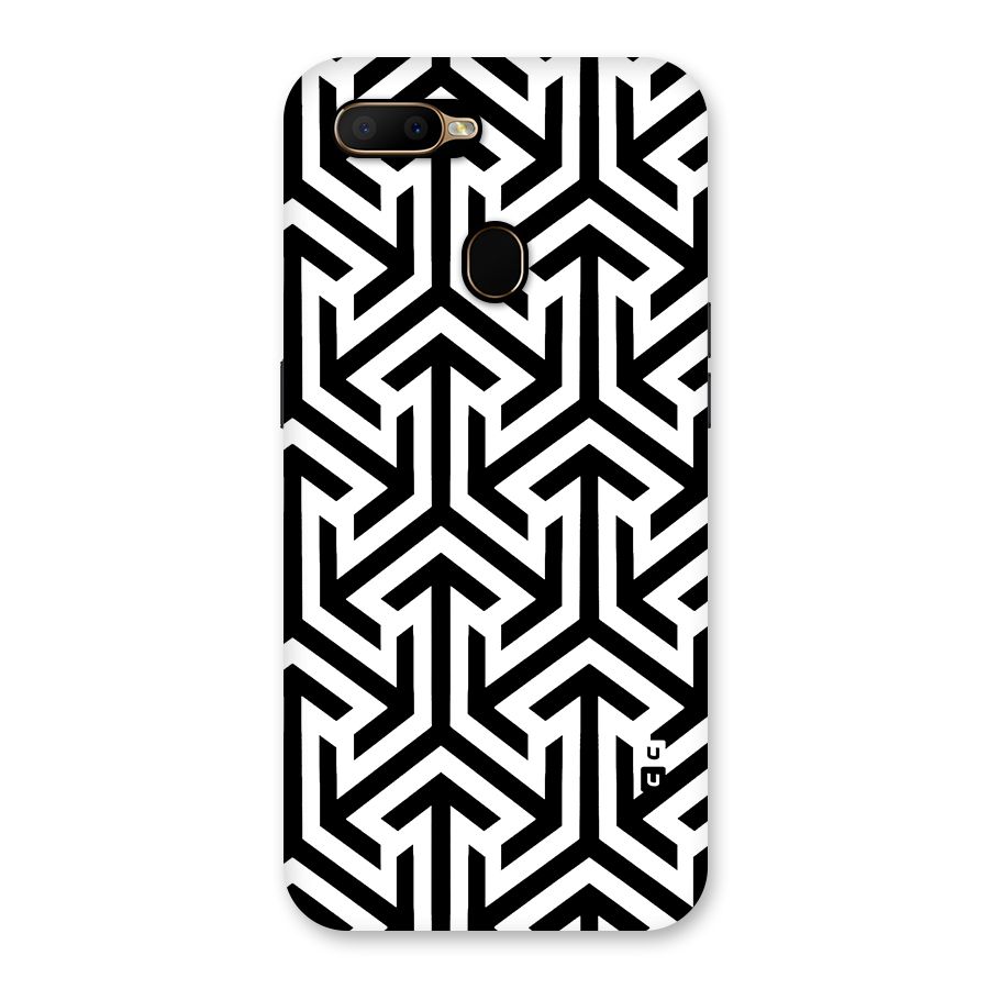 Abstract Triple Arrows Back Case for Oppo A5s