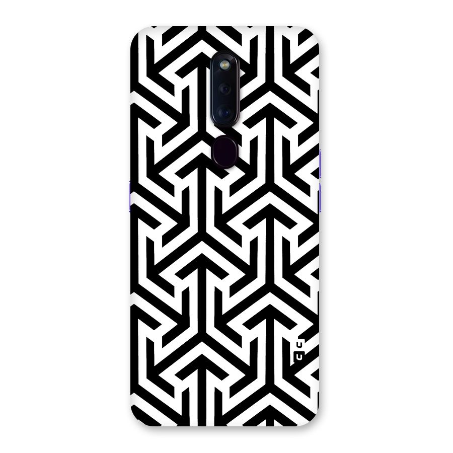 Abstract Triple Arrows Back Case for Oppo F11 Pro
