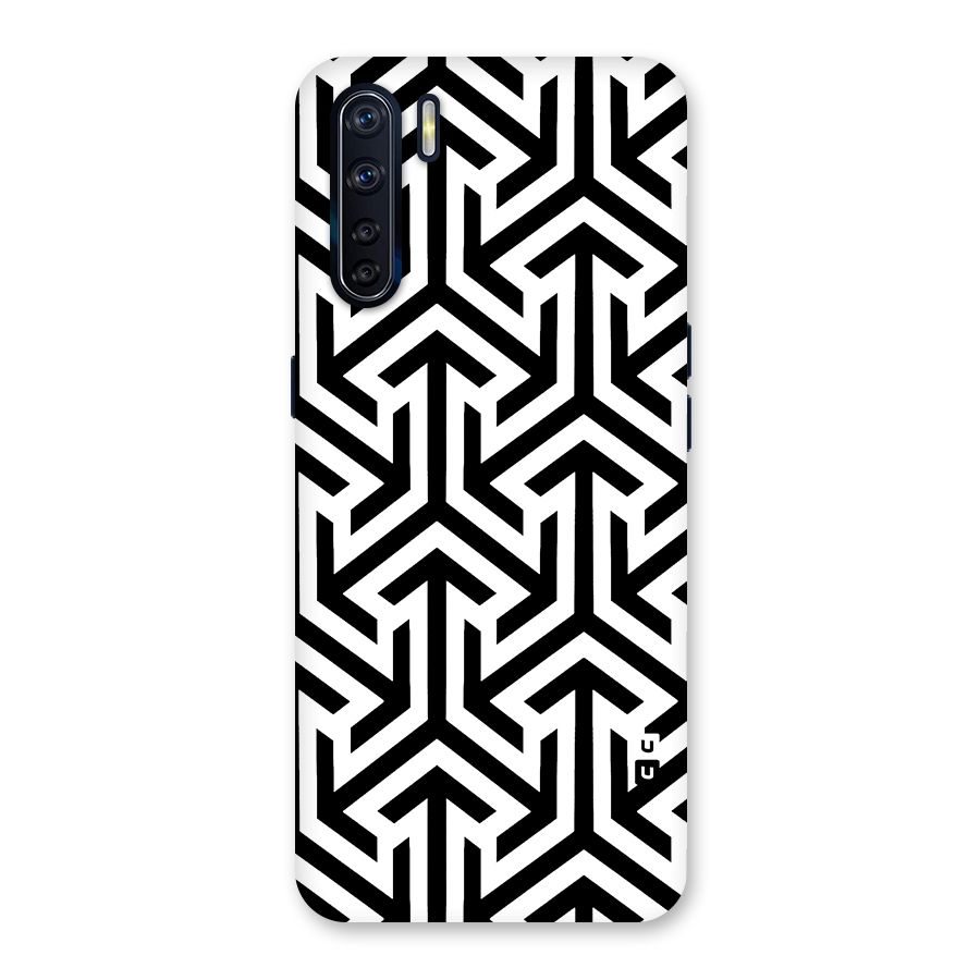 Abstract Triple Arrows Back Case for Oppo F15
