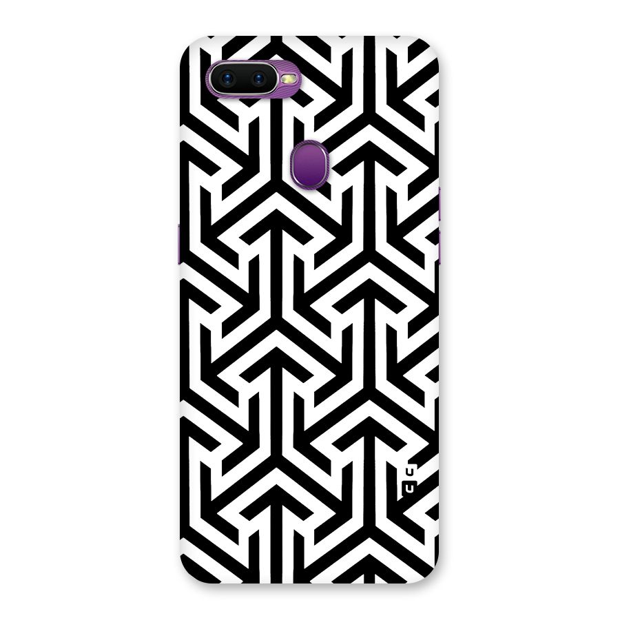 Abstract Triple Arrows Back Case for Oppo F9