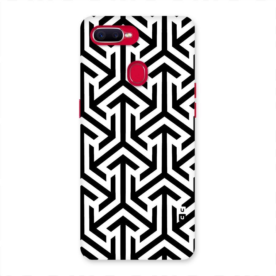 Abstract Triple Arrows Back Case for Oppo F9 Pro