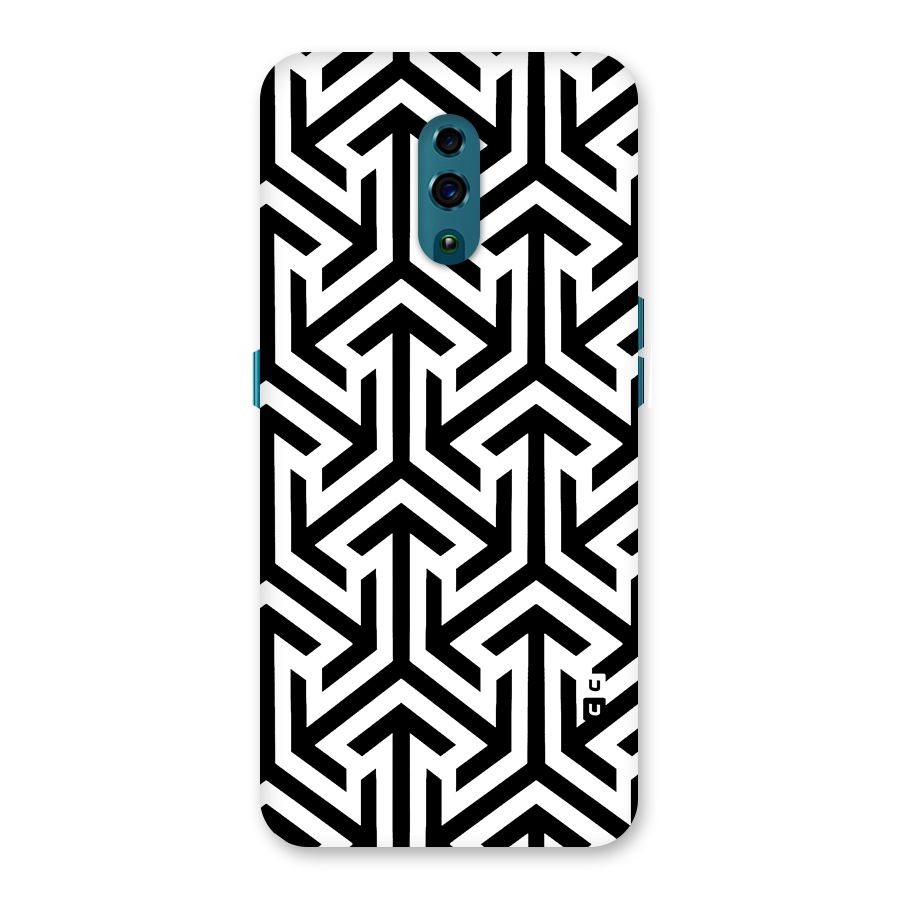 Abstract Triple Arrows Back Case for Oppo Reno