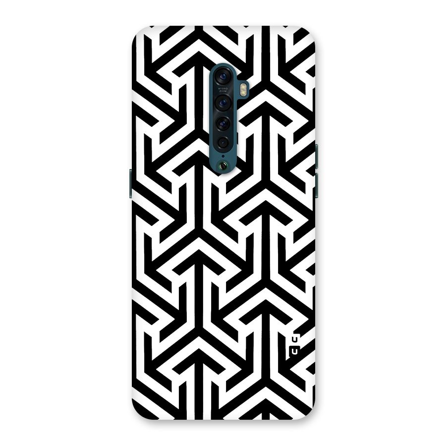 Abstract Triple Arrows Back Case for Oppo Reno2