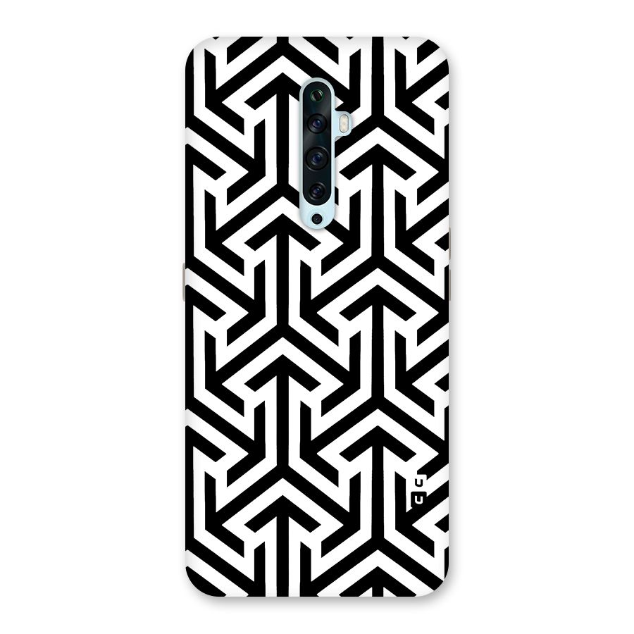 Abstract Triple Arrows Back Case for Oppo Reno2 F