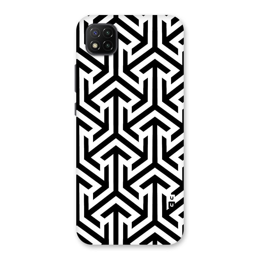 Abstract Triple Arrows Back Case for Poco C3