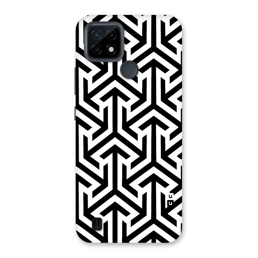 Abstract Triple Arrows Back Case for Realme C21