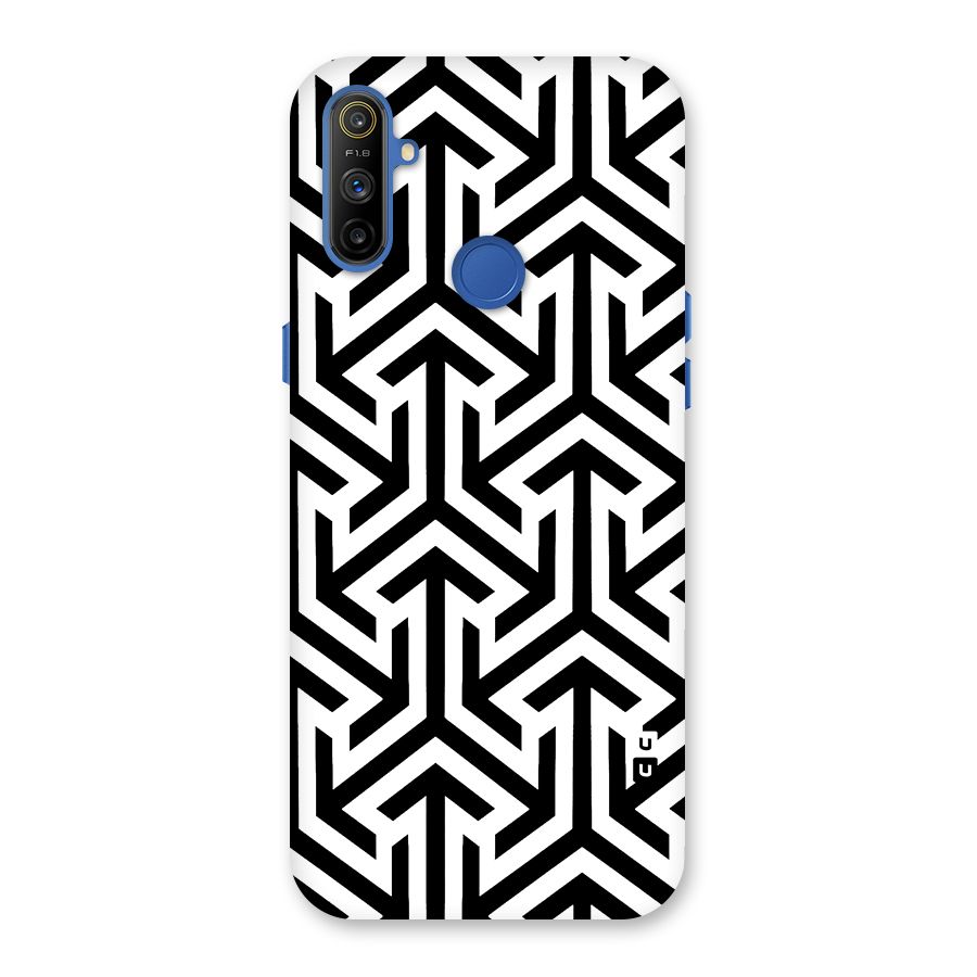 Abstract Triple Arrows Back Case for Realme Narzo 10A