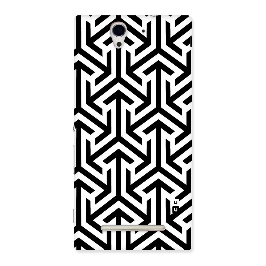 Abstract Triple Arrows Back Case for Sony Xperia C3
