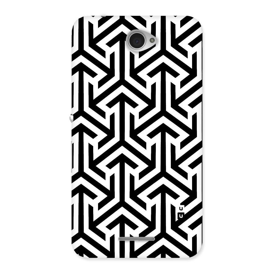 Abstract Triple Arrows Back Case for Sony Xperia E4
