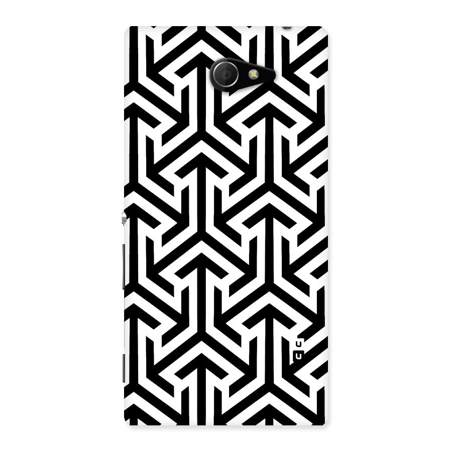 Abstract Triple Arrows Back Case for Sony Xperia M2