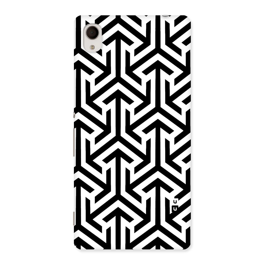 Abstract Triple Arrows Back Case for Sony Xperia M4