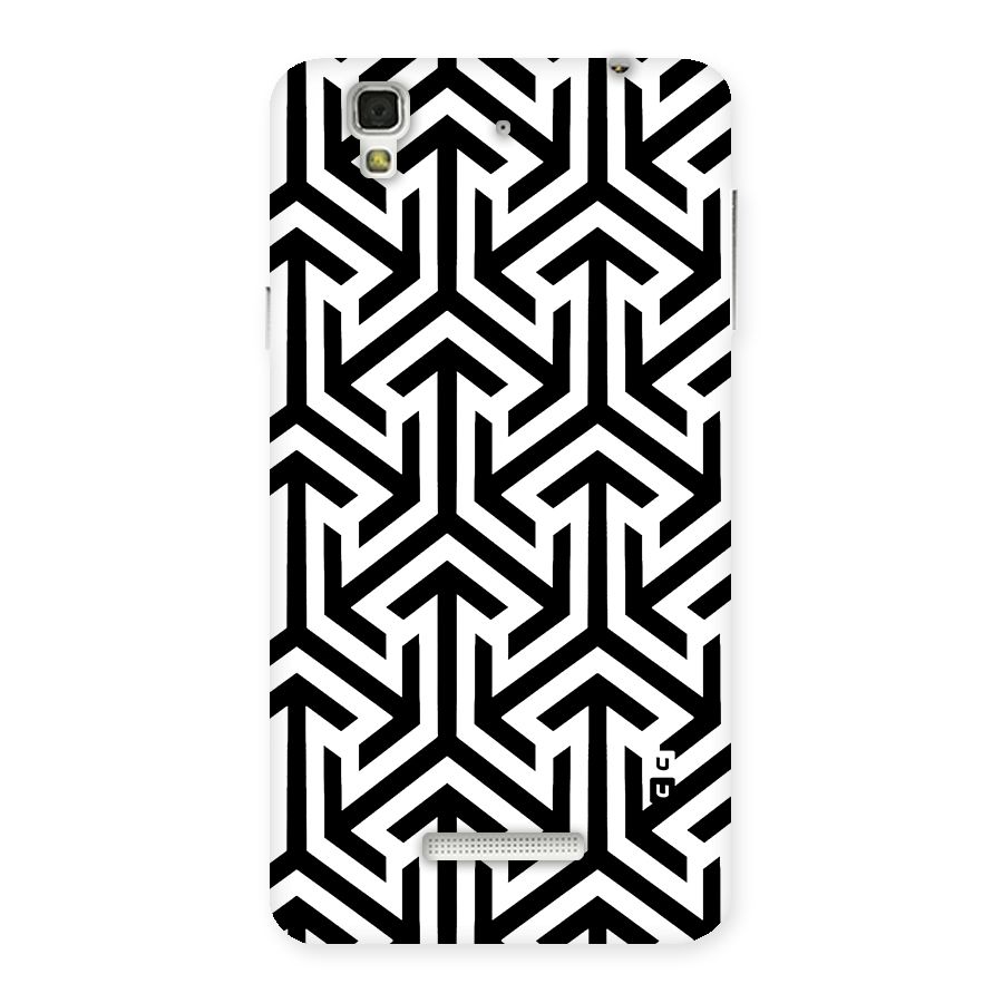 Abstract Triple Arrows Back Case for Yu Yureka