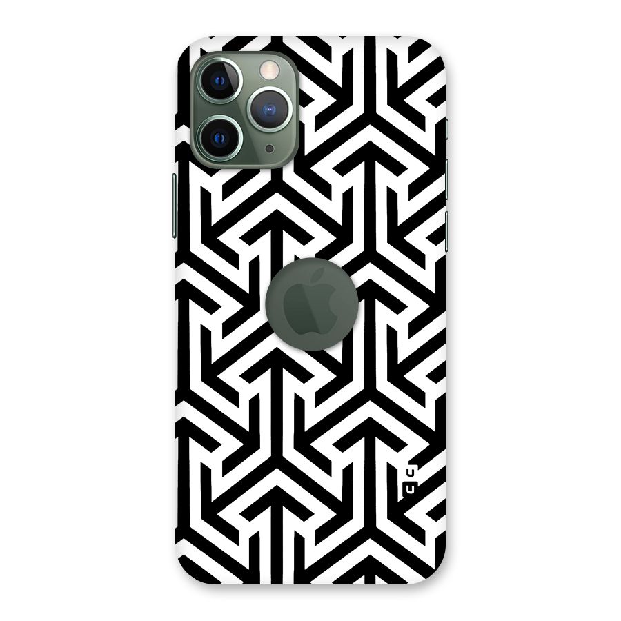 Abstract Triple Arrows Back Case for iPhone 11 Pro Logo  Cut