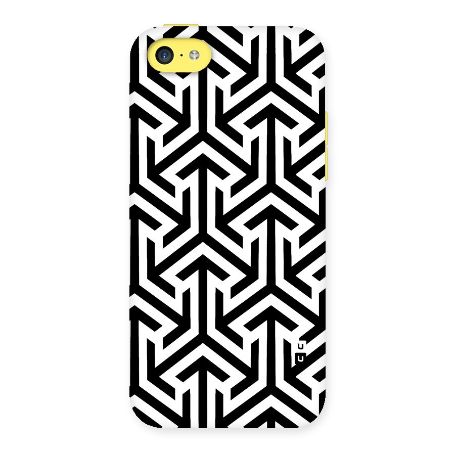 Abstract Triple Arrows Back Case for iPhone 5C