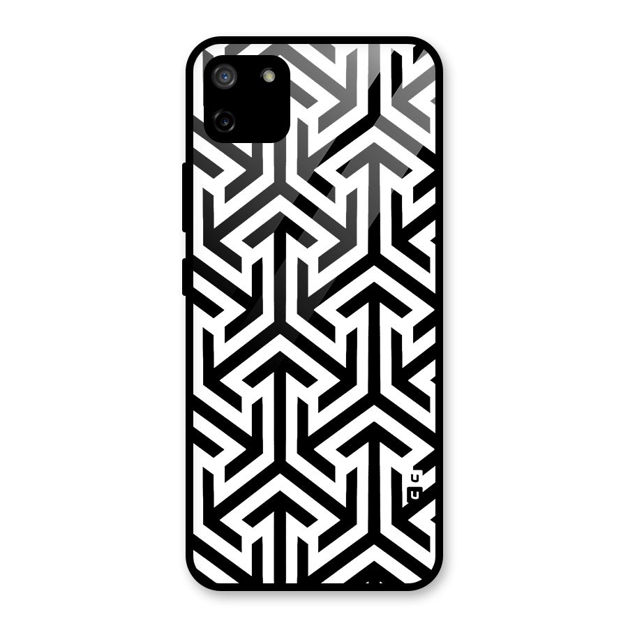 Abstract Triple Arrows Glass Back Case for Realme C11