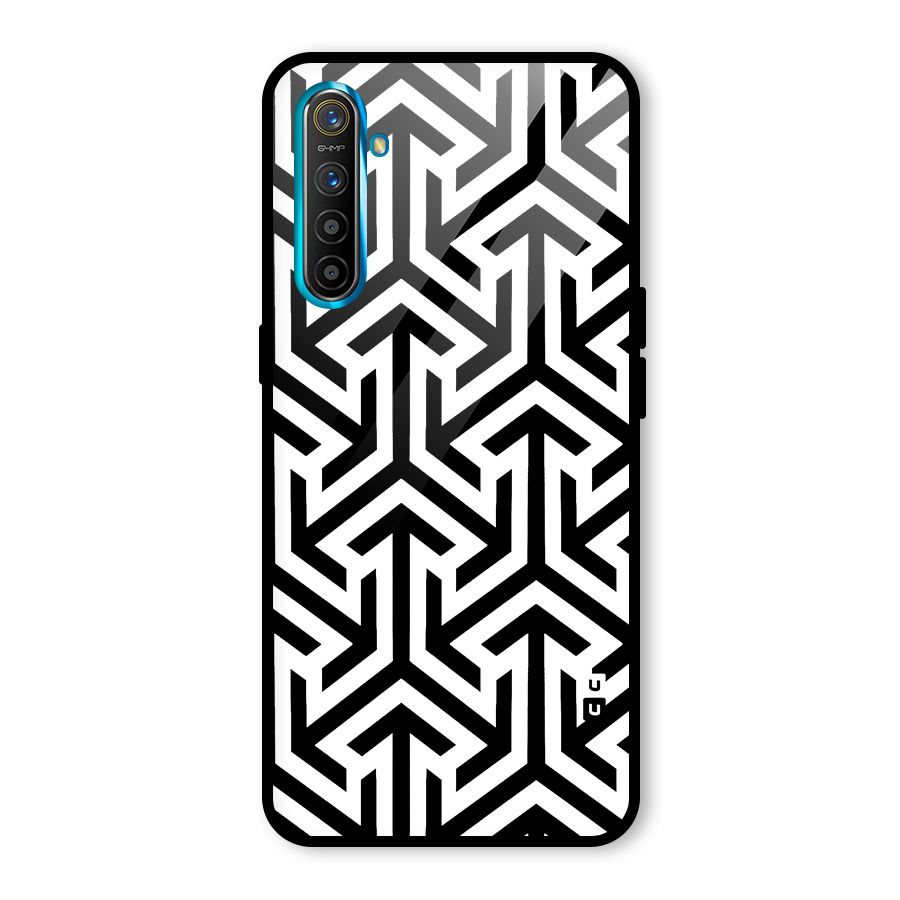 Abstract Triple Arrows Glass Back Case for Realme X2
