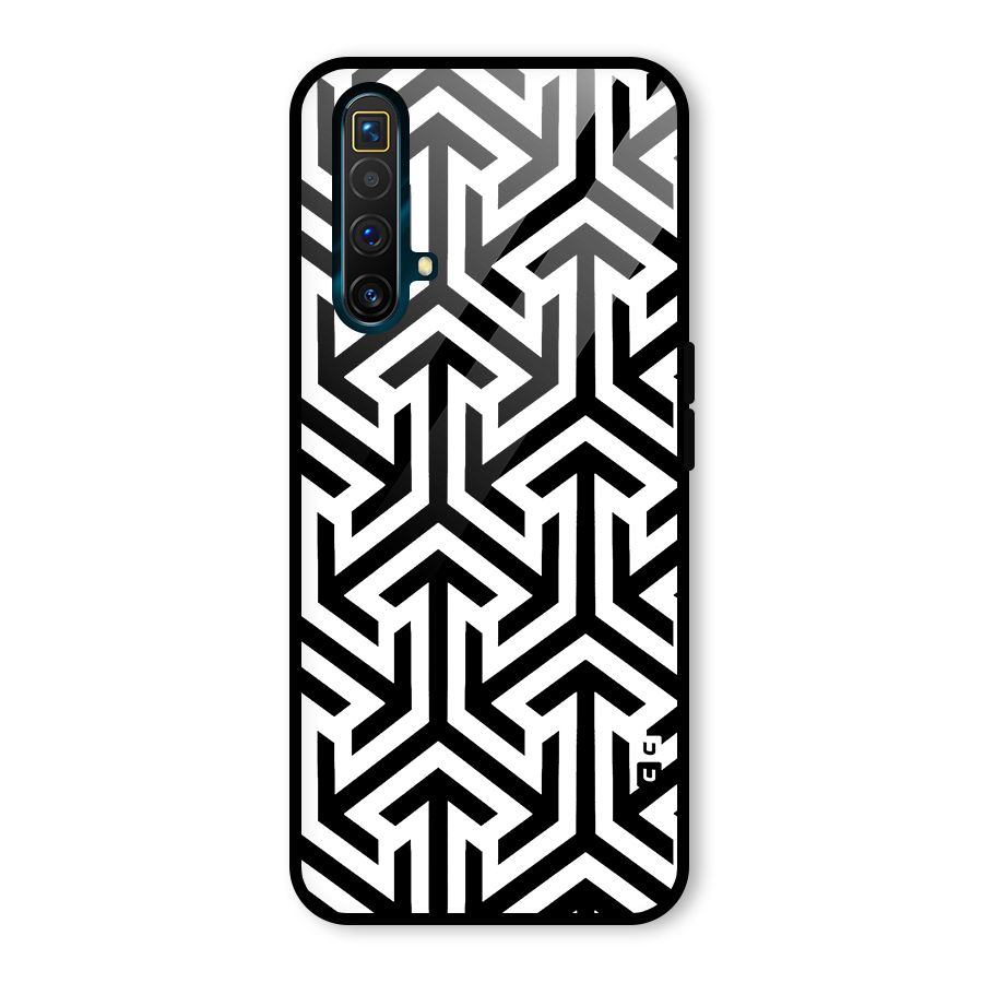 Abstract Triple Arrows Glass Back Case for Realme X3 SuperZoom