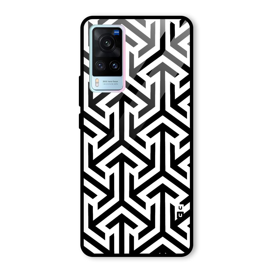 Abstract Triple Arrows Glass Back Case for Vivo X60