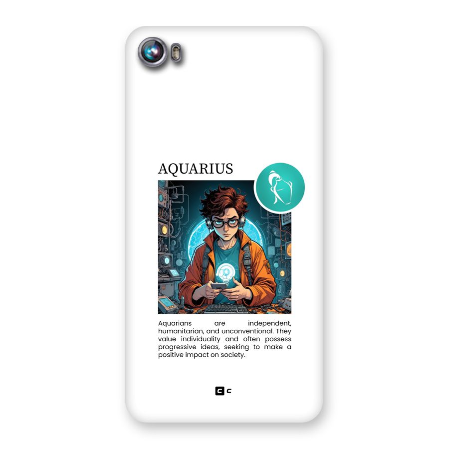 Admire Aquarius Back Case for Canvas Fire 4 (A107)