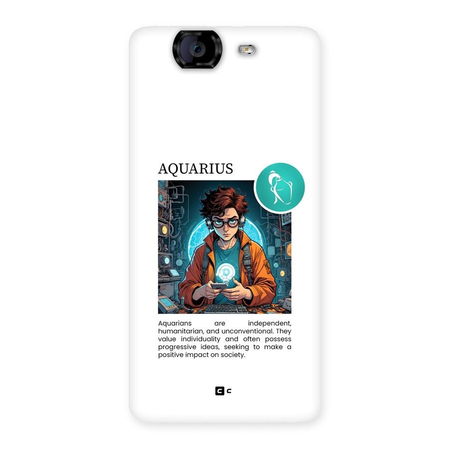 Admire Aquarius Back Case for Canvas Knight A350