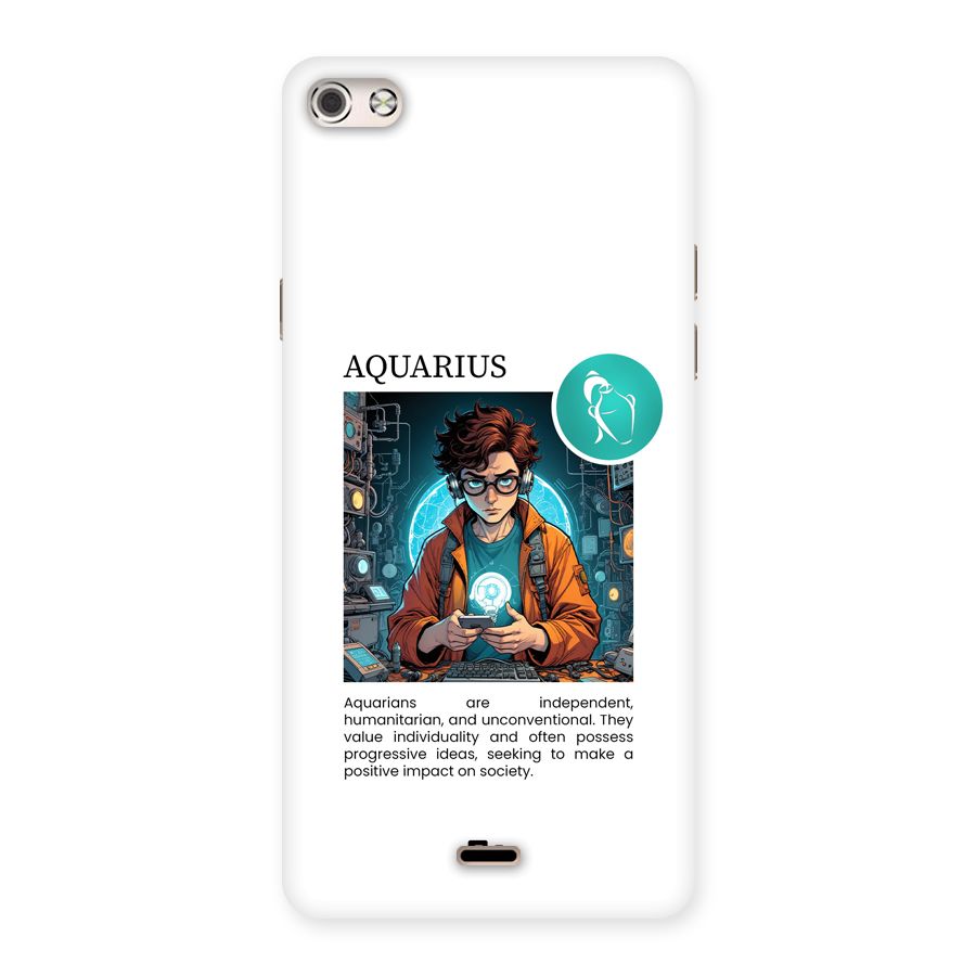 Admire Aquarius Back Case for Canvas Silver 5