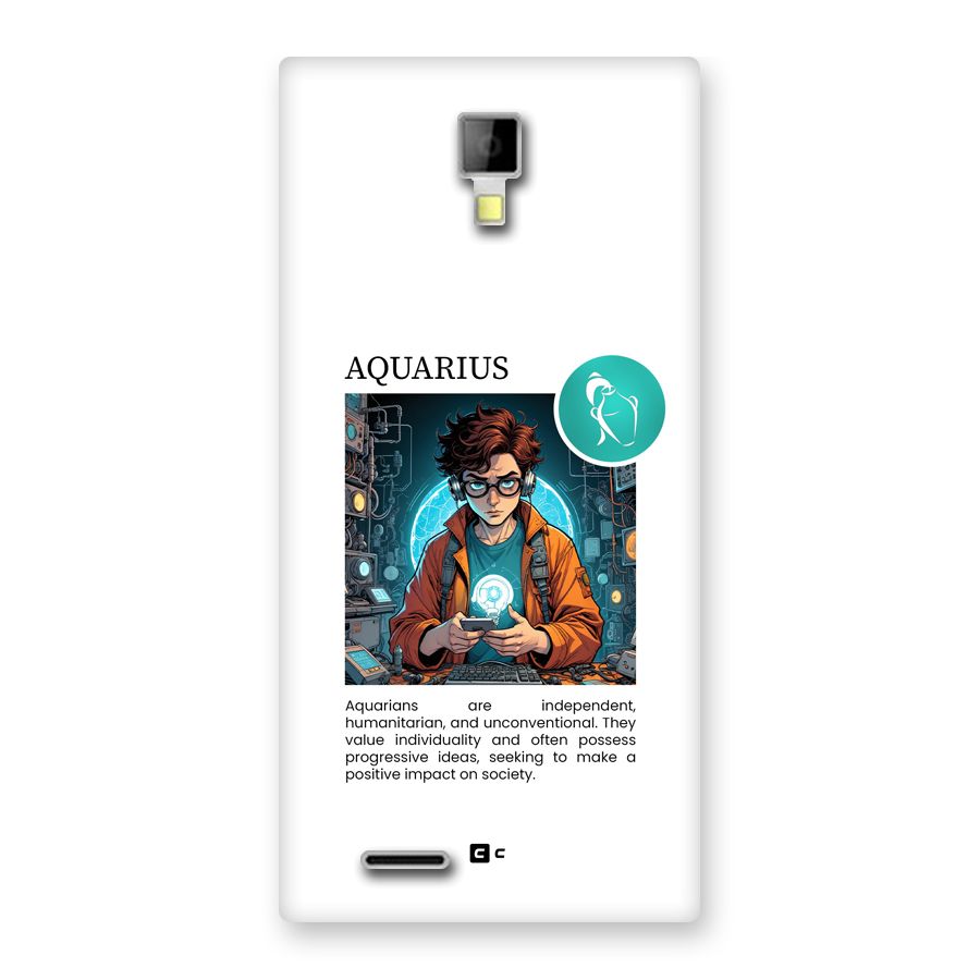 Admire Aquarius Back Case for Canvas Xpress A99