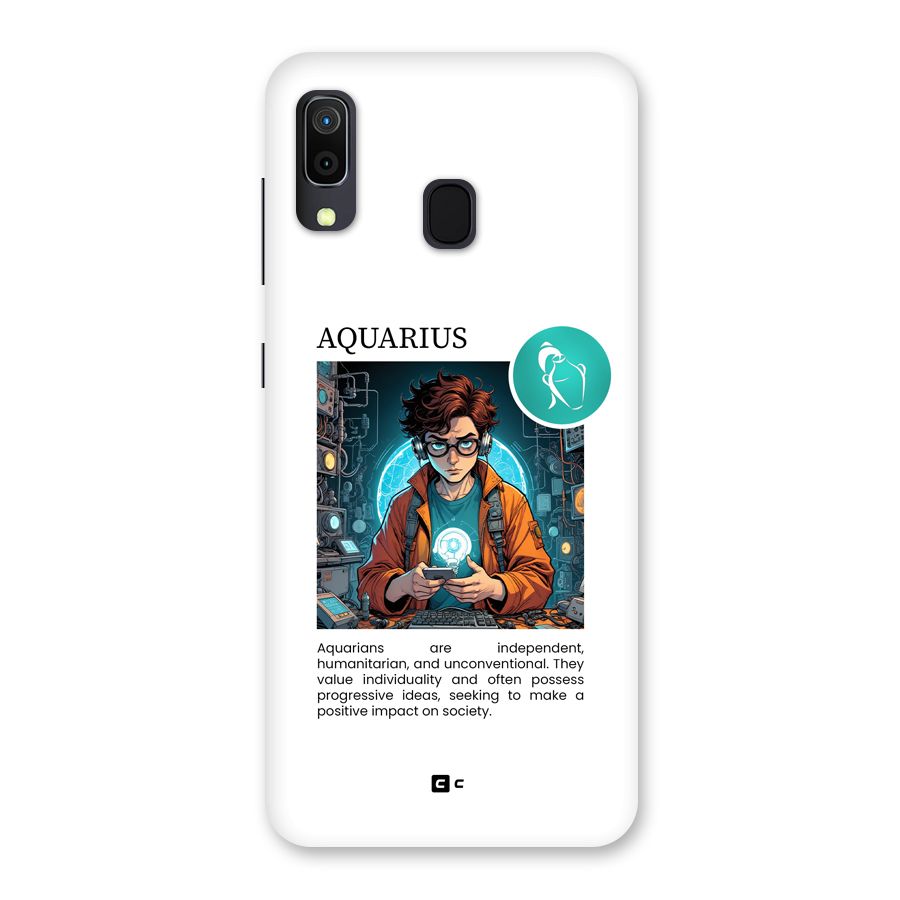 Admire Aquarius Back Case for Galaxy A20