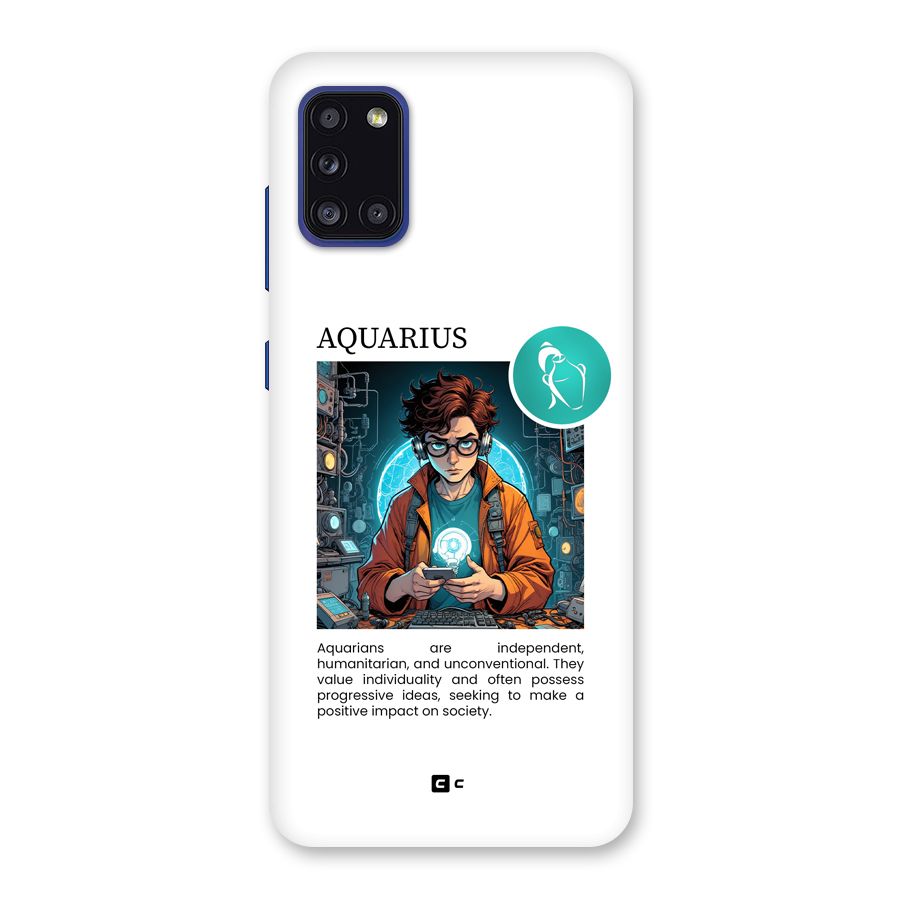 Admire Aquarius Back Case for Galaxy A31