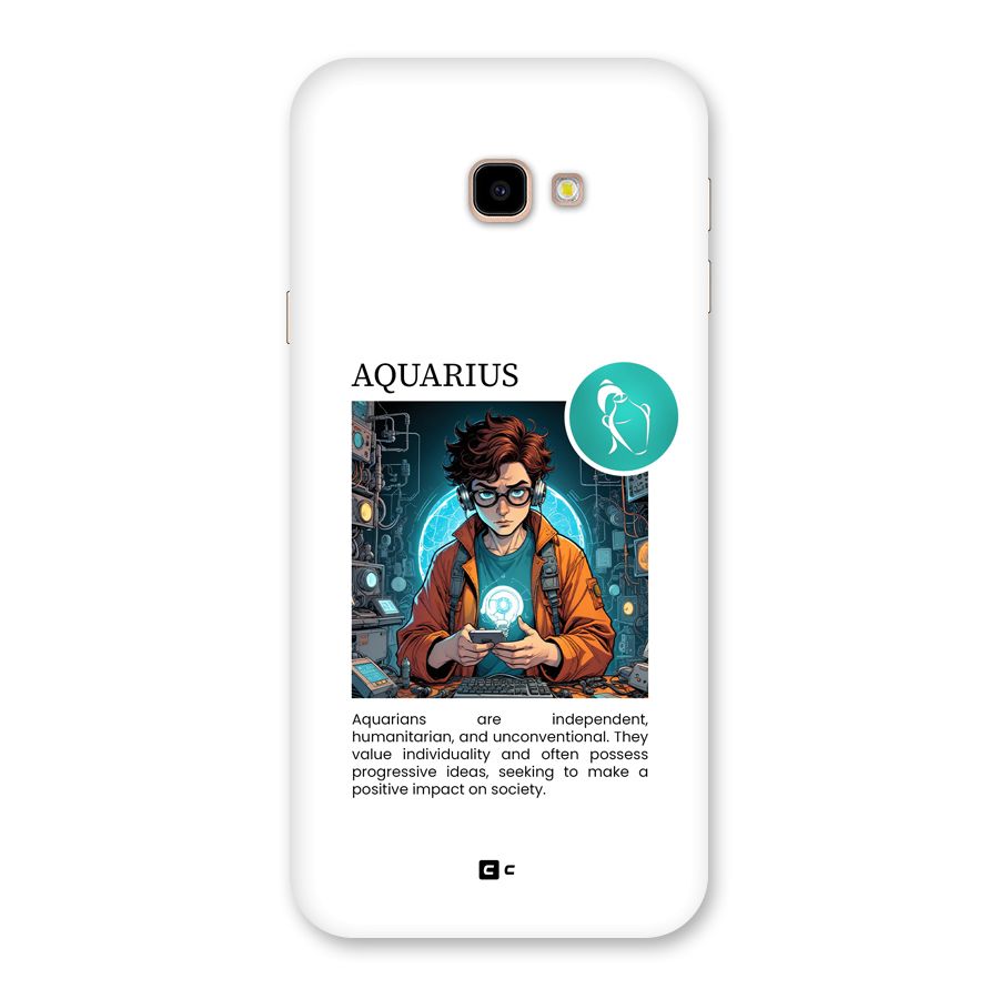 Admire Aquarius Back Case for Galaxy J4 Plus