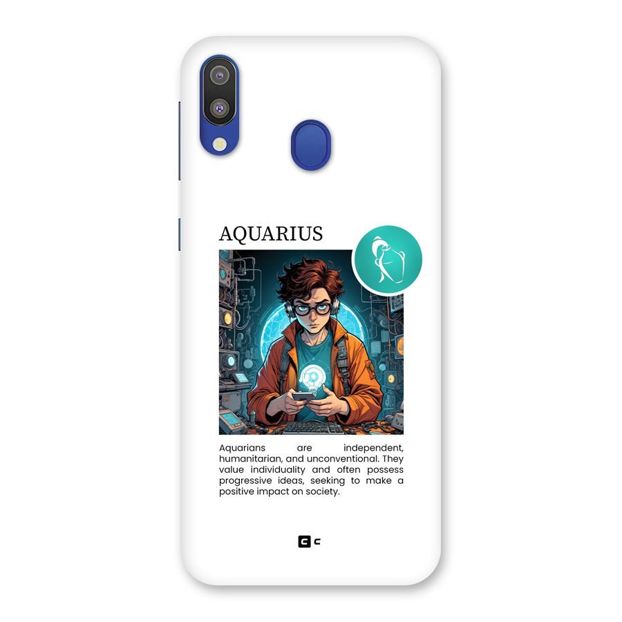 Admire Aquarius Back Case for Galaxy M20