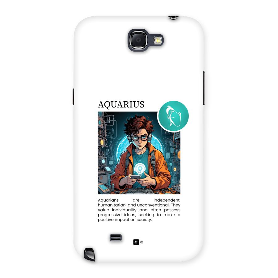 Admire Aquarius Back Case for Galaxy Note 2