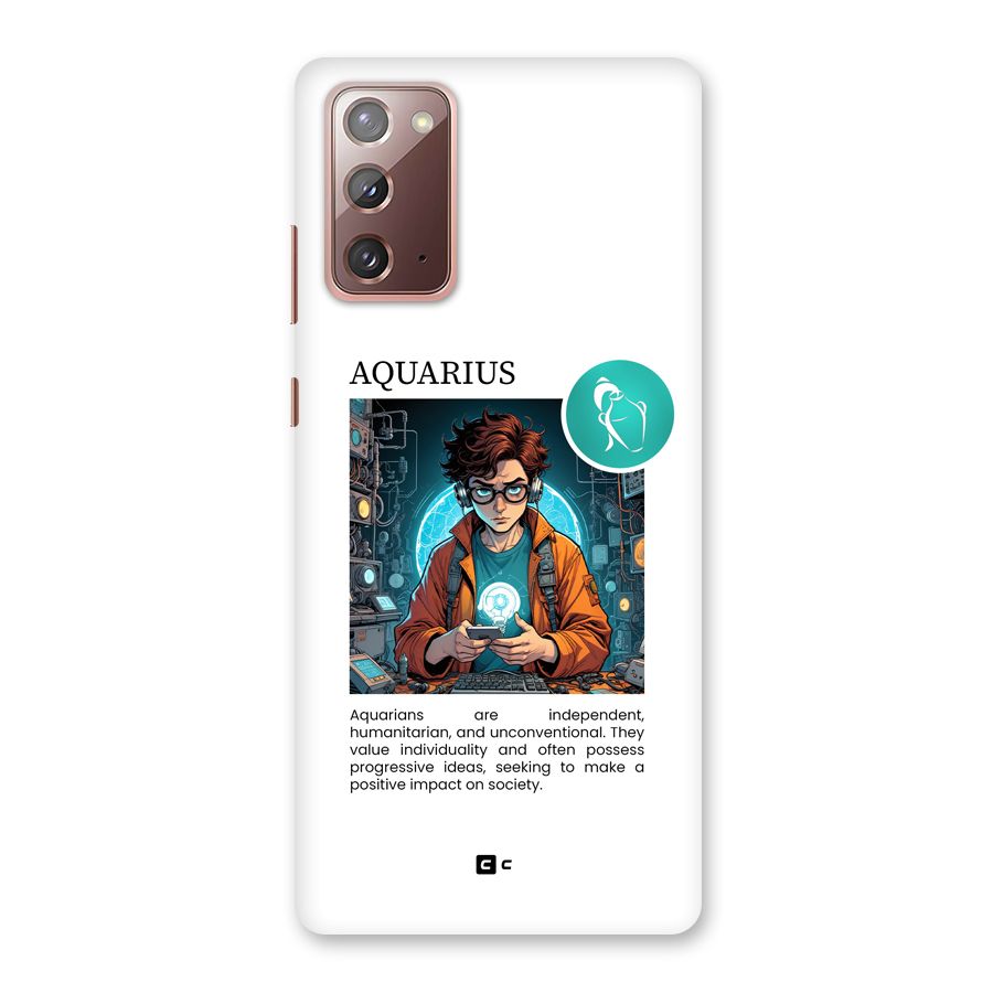 Admire Aquarius Back Case for Galaxy Note 20