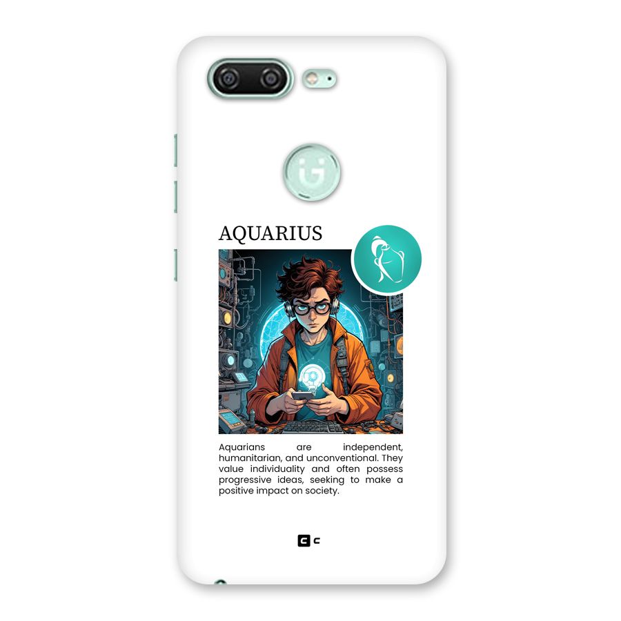 Admire Aquarius Back Case for Gionee S10