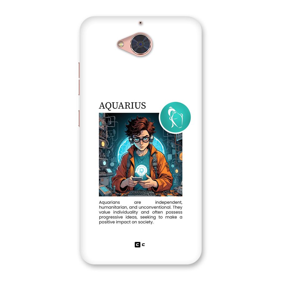 Admire Aquarius Back Case for Gionee S6 Pro