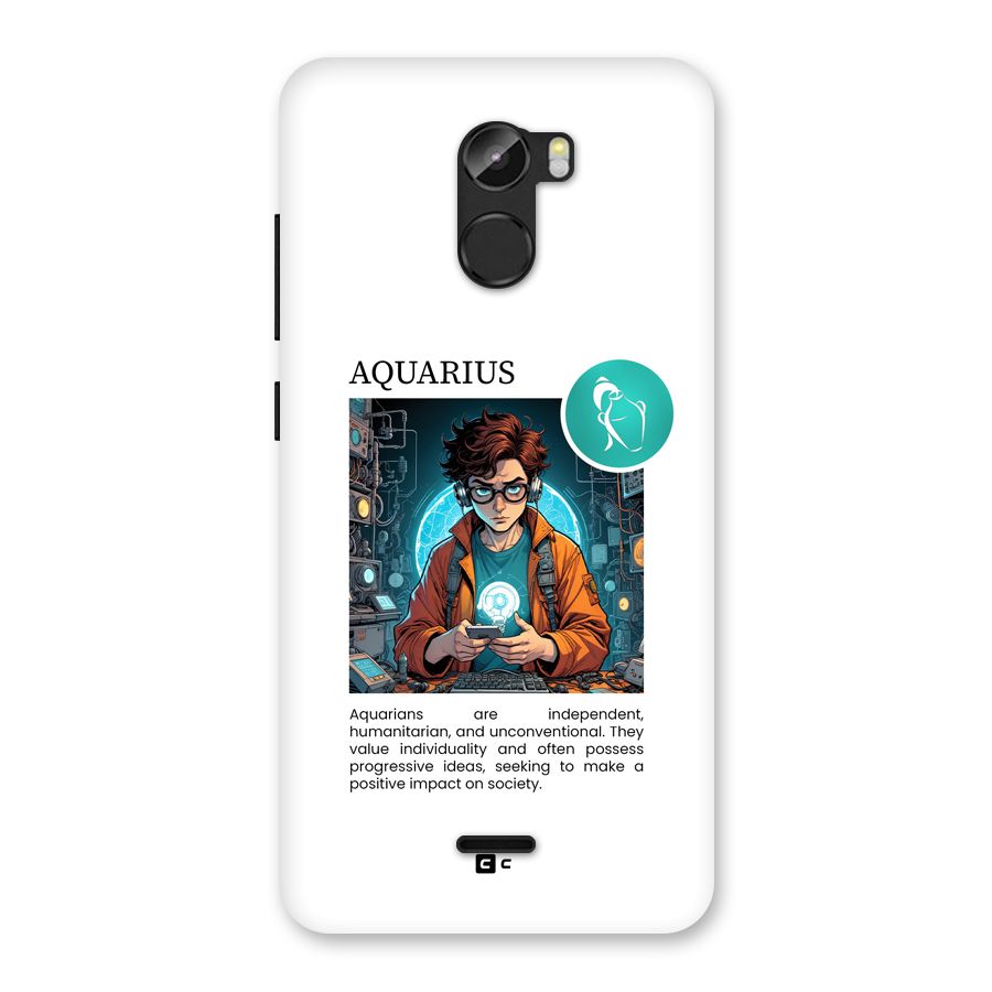 Admire Aquarius Back Case for Gionee X1