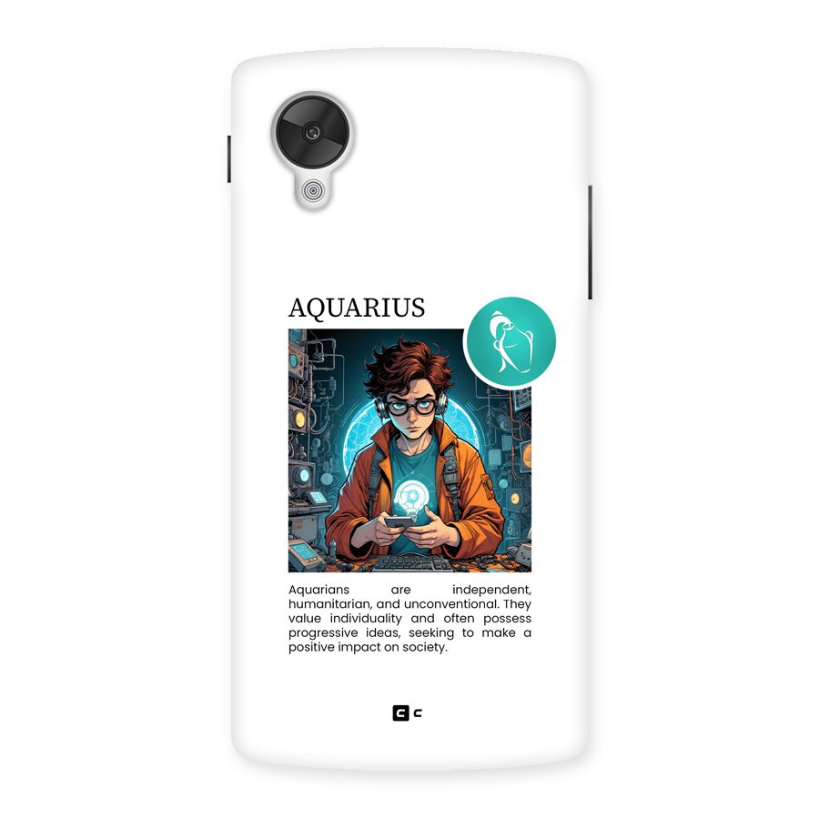 Admire Aquarius Back Case for Google Nexus 5