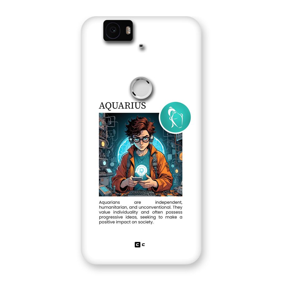 Admire Aquarius Back Case for Google Nexus 6P