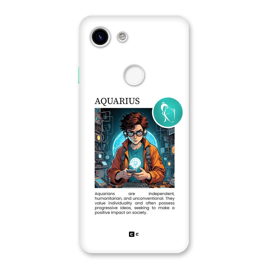 Admire Aquarius Back Case for Google Pixel 3