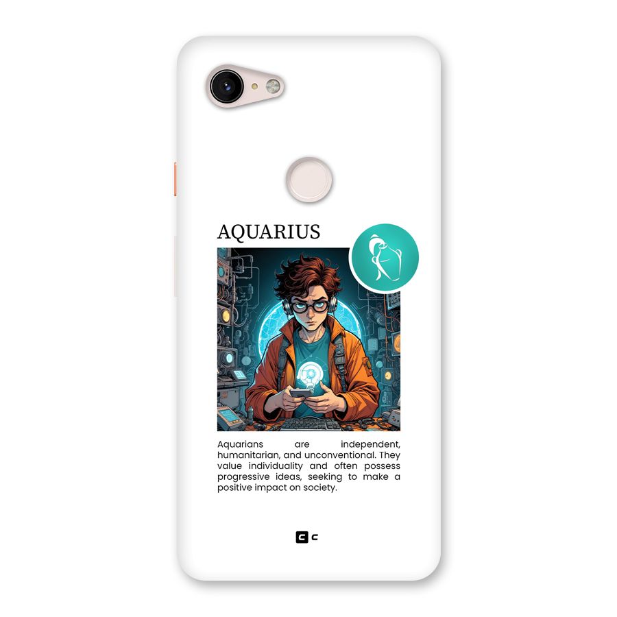Admire Aquarius Back Case for Google Pixel 3 XL
