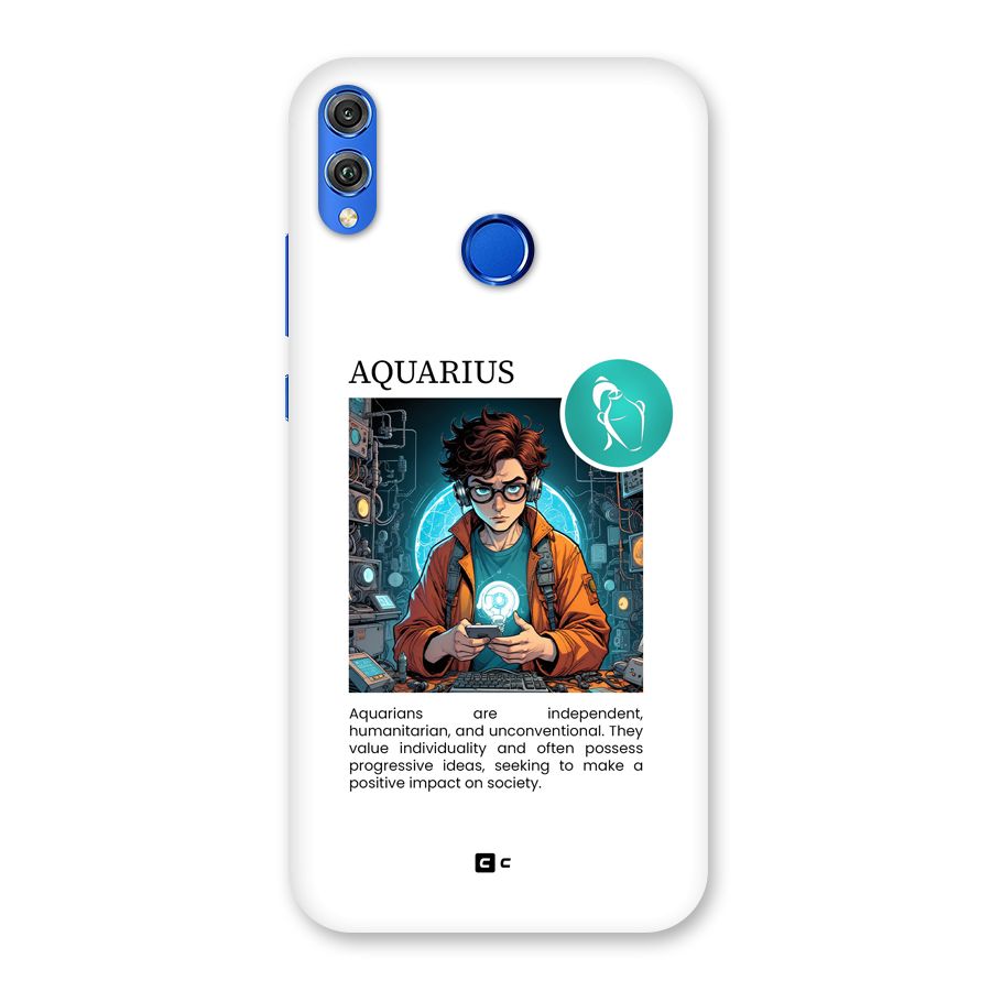 Admire Aquarius Back Case for Honor 8X