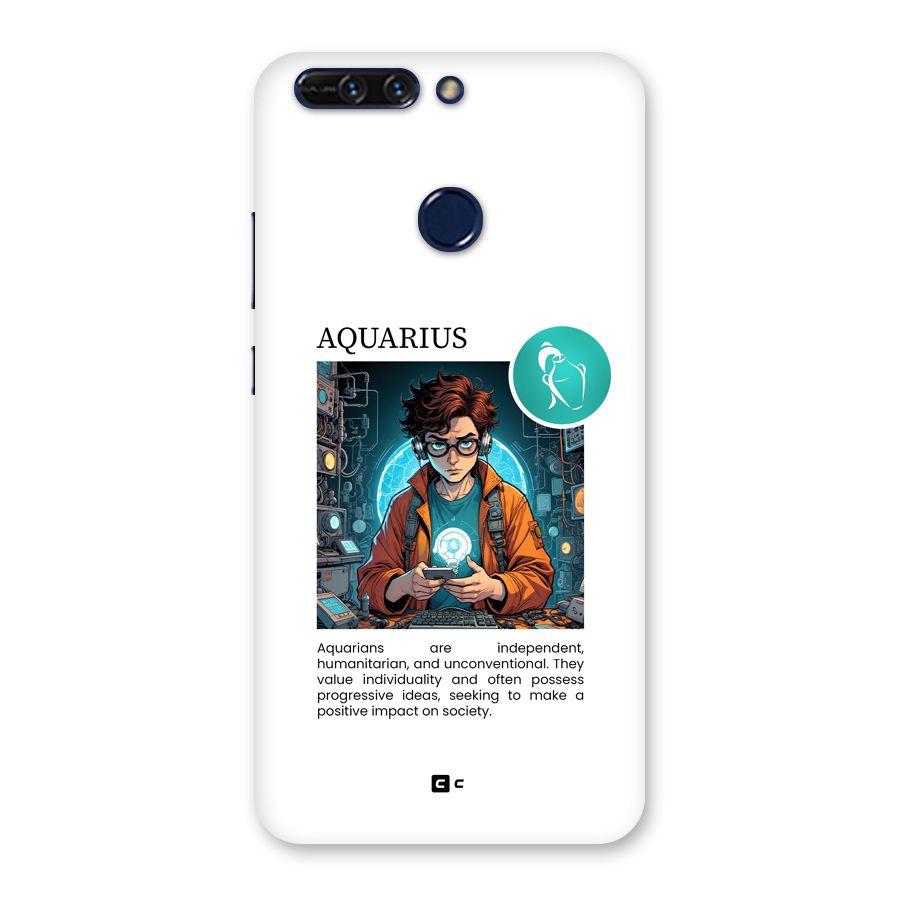 Admire Aquarius Back Case for Honor 8 Pro