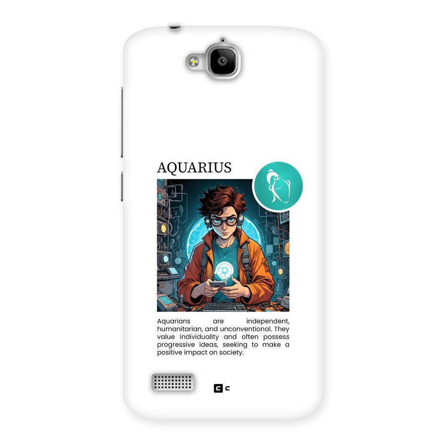 Admire Aquarius Back Case for Honor Holly