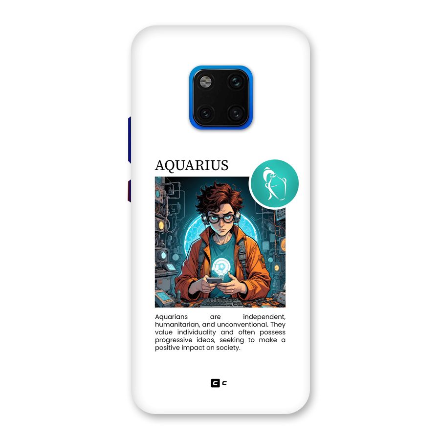 Admire Aquarius Back Case for Huawei Mate 20 Pro