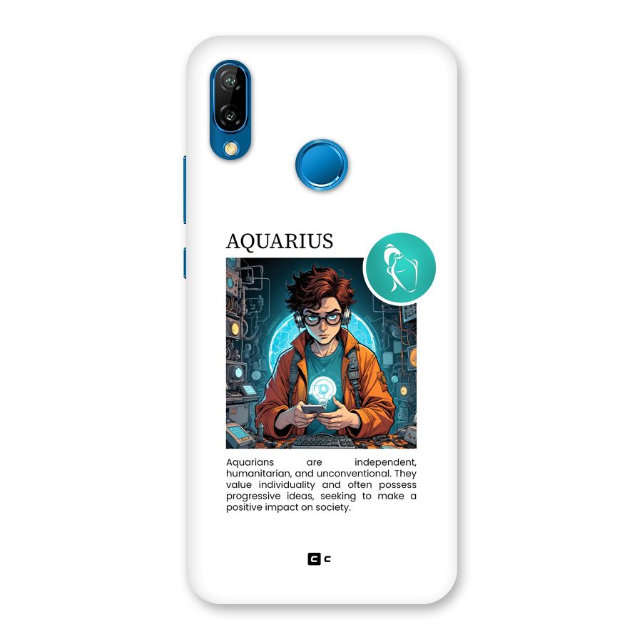 Admire Aquarius Back Case for Huawei P20 Lite