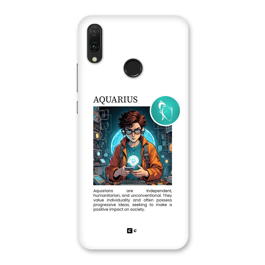 Admire Aquarius Back Case for Huawei Y9 (2019)