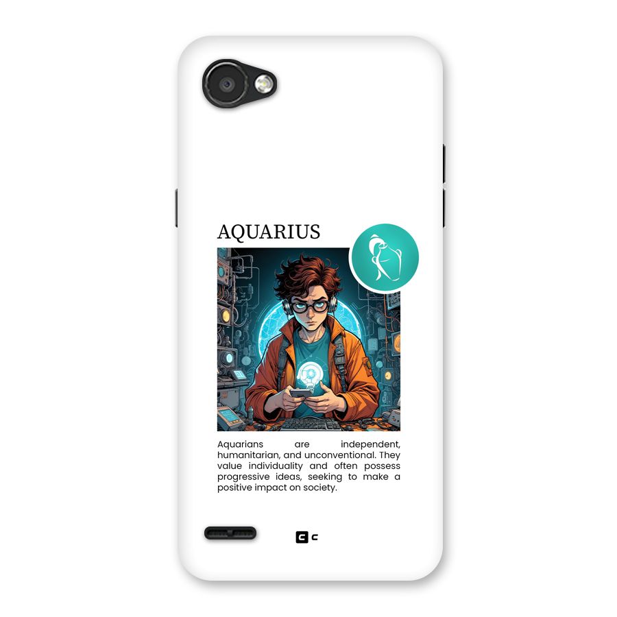 Admire Aquarius Back Case for LG Q6