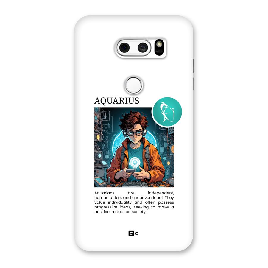Admire Aquarius Back Case for LG V30