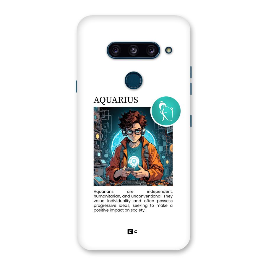 Admire Aquarius Back Case for LG  V40 ThinQ