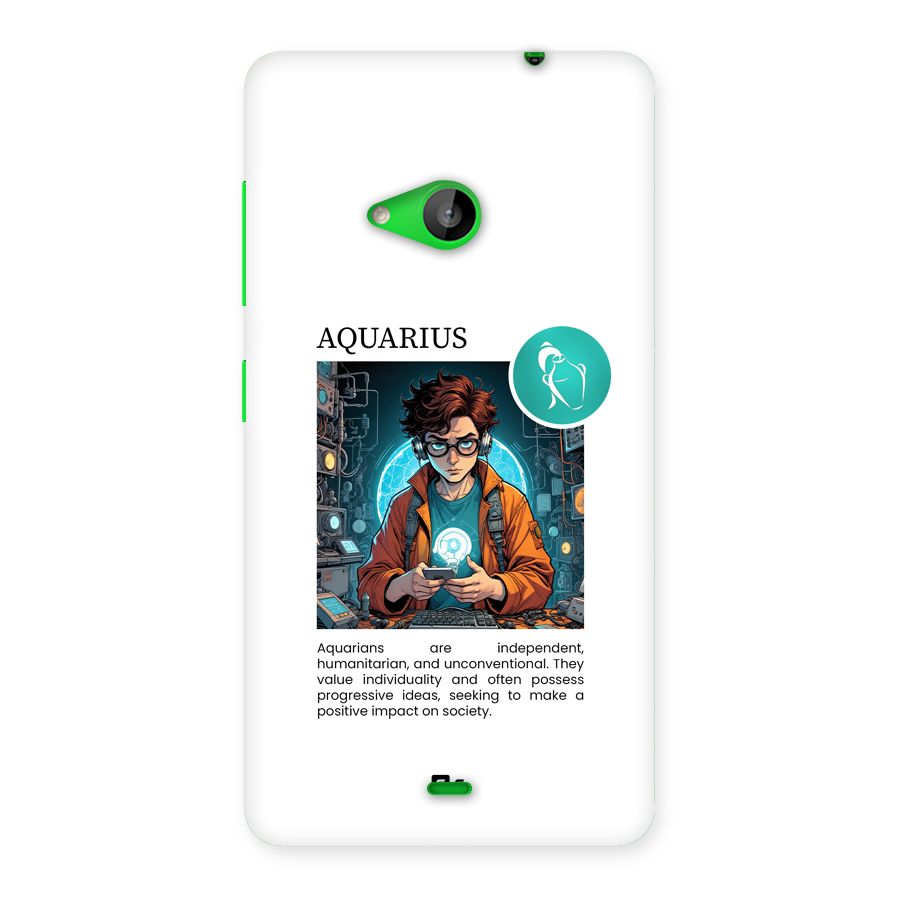 Admire Aquarius Back Case for Lumia 535